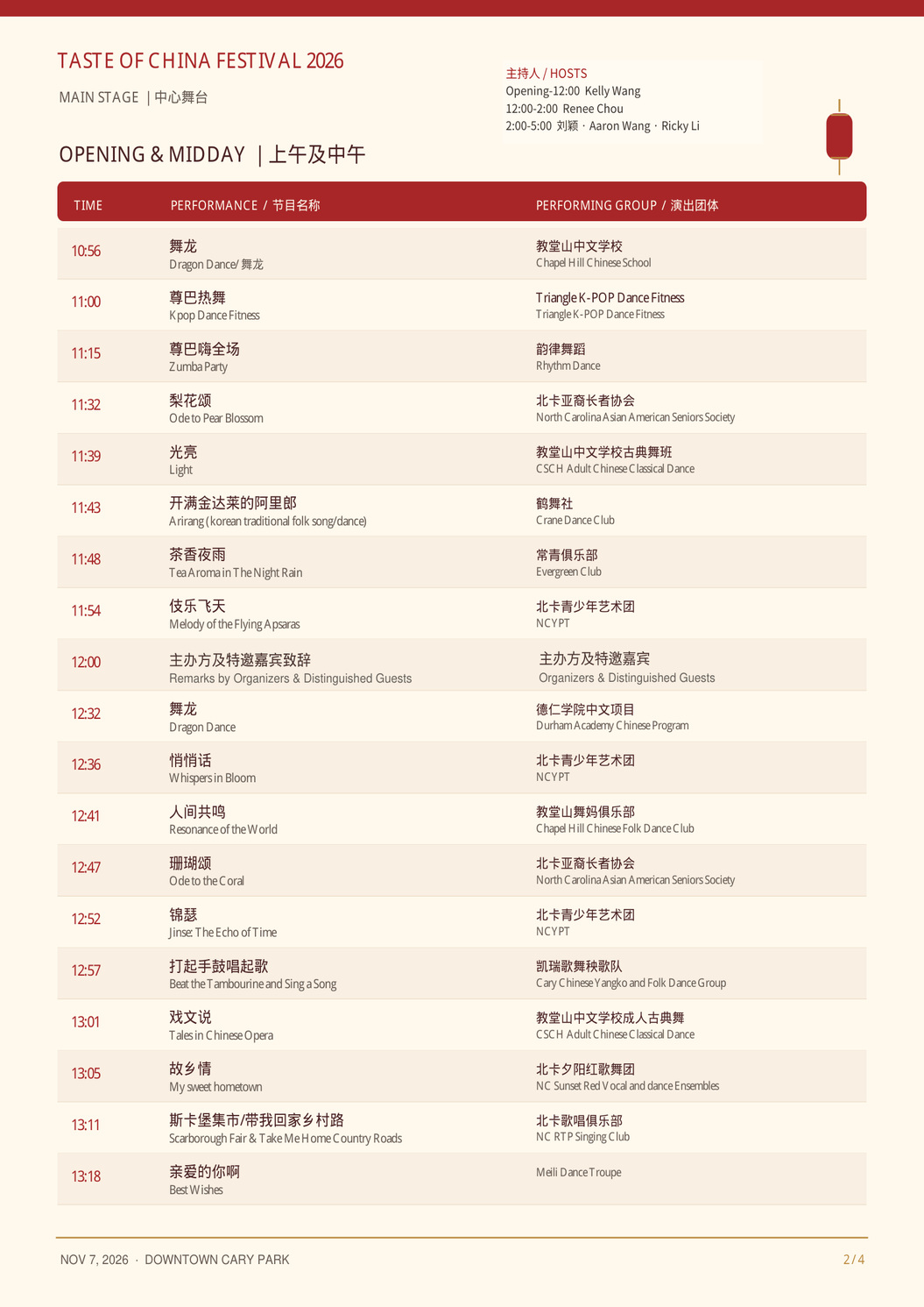 上午场
